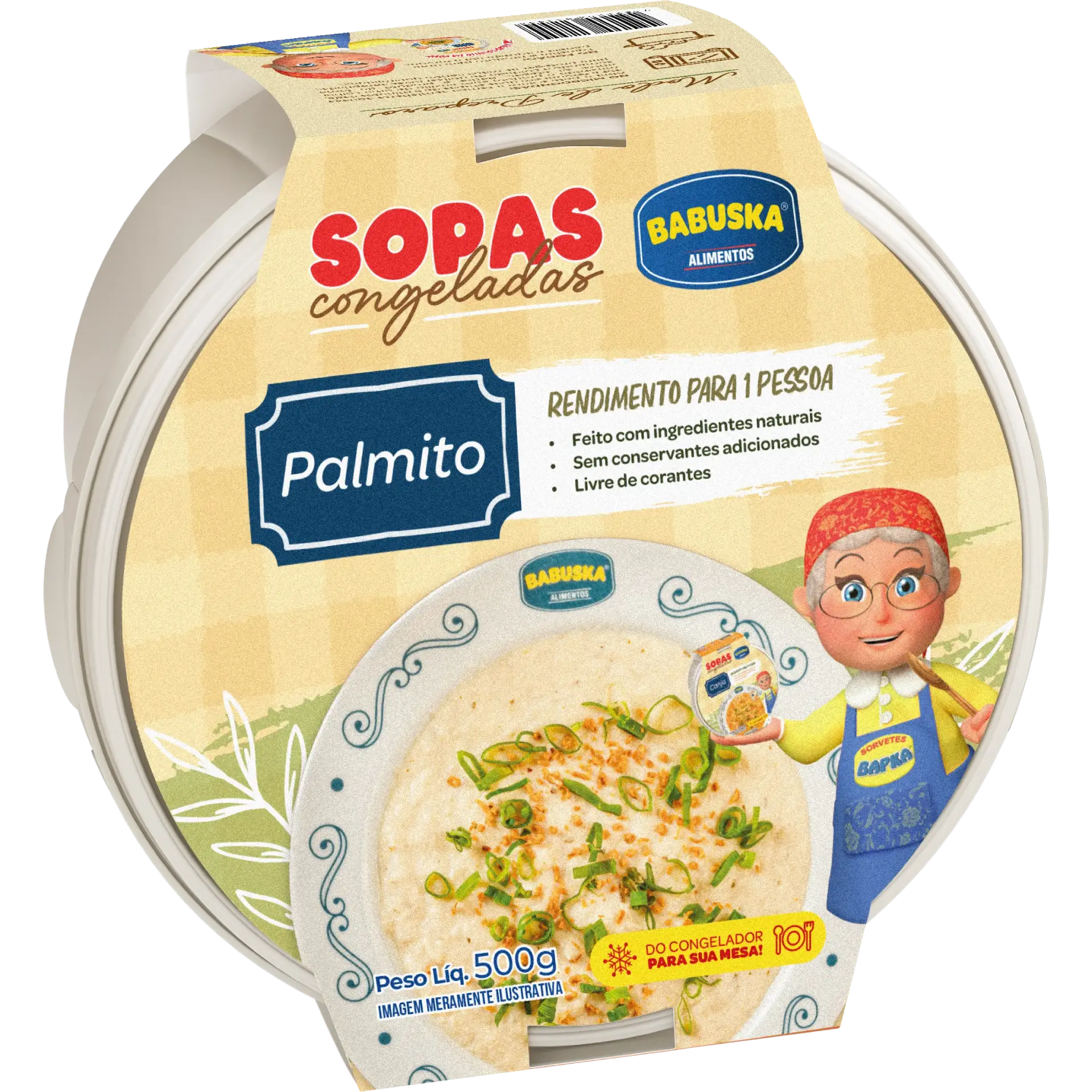 Creme de Palmito - Congelado